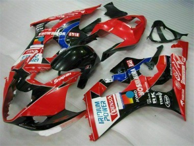Rot GSXR 1000 K3 2003-2004 Verkleidung