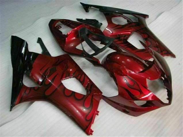 Rot GSXR 1000 K3 2003-2004 Verkleidungen
