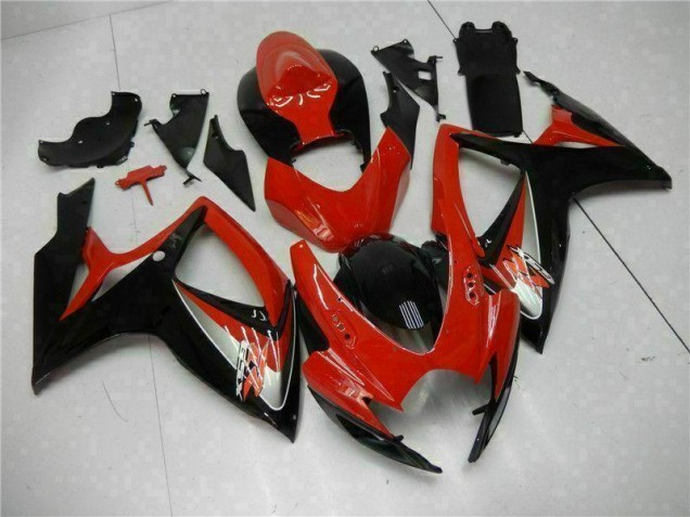 Rot GSXR 600 / 750 K6 2006-2007 Verkleidung Rot GSXR 600 / 750 K6 2006-2007 Verkleidung