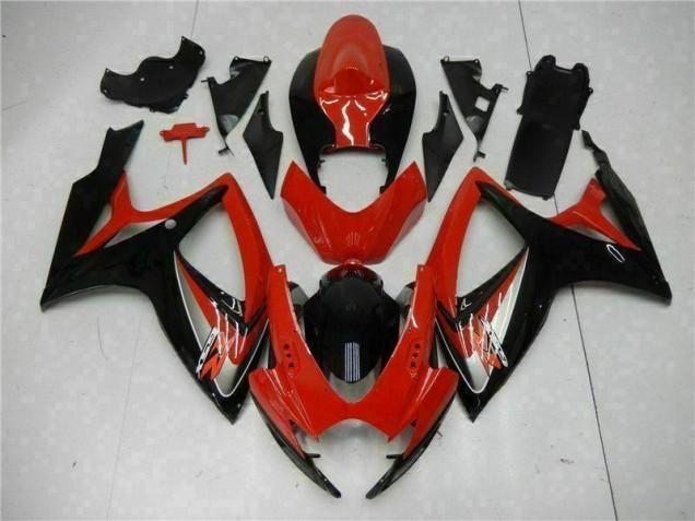 Rot GSXR 600 / 750 K6 2006-2007 Verkleidung Rot GSXR 600 / 750 K6 2006-2007 Verkleidung