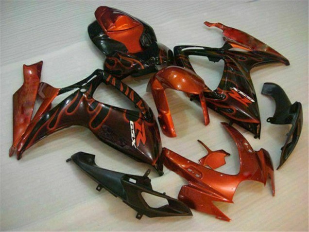 Rot GSXR 600 / 750 K6 2006-2007 Verkleidungen Rot GSXR 600 / 750 K6 2006-2007 Verkleidungen