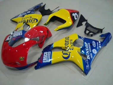 Rot Gelb Blau Corona Rennen GSXR 1000 K1 2000-2002 Verkleidungen