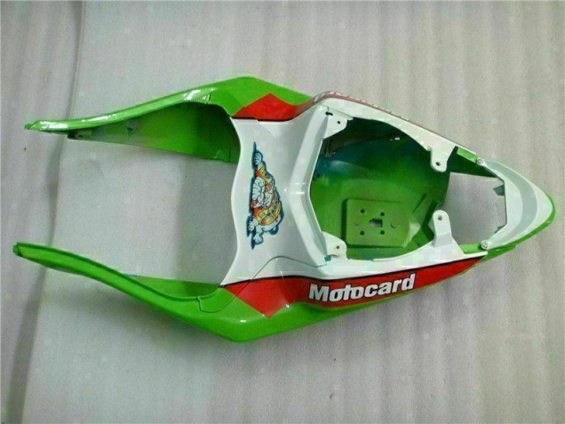 Rot Grün Motocard ZX6R 2009-2012 Verkleidungen Rot Grün Motocard ZX6R 2009-2012 Verkleidungen