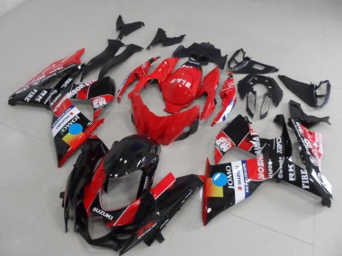 Rot Jomo GSXR 1000 K9 2009-2016 Verkleidungen