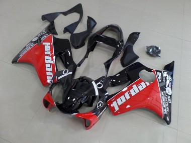 Rot Jordan CBR 600 F4i 2001-2003 Verkleidungen