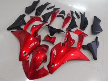 Rot Matt Schwarz CBR 250 RR 2011-2013 Verkleidungen