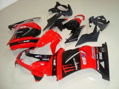 Rot Monster ZX 250R 2008-2012 Verkleidungen