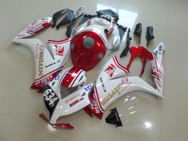 Rot Musashi CBR 1000 RR 2012-2016 Verkleidungen