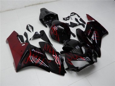 Rot Schwarz CBR 1000 RR 2004-2005 Vollverkleidung