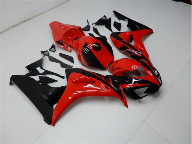 Rot Schwarz CBR 1000 RR 2006-2007 Verkleidungen Rot Schwarz CBR 1000 RR 2006-2007 Verkleidungen