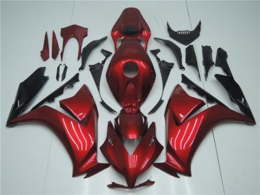 Rot Schwarz CBR 1000 RR 2012-2016 Verkleidungen