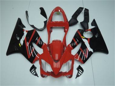 Rot Schwarz CBR 600 F4i 2001-2003 Verkleidung
