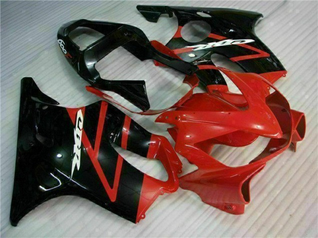 Rot Schwarz CBR 600 F4i 2001-2003 Verkleidungen