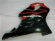 Rot Schwarz CBR 600 F4i 2001-2003 Verkleidungen