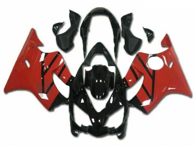 Rot Schwarz CBR 600 F4i 2004-2007 Verkleidungen Rot Schwarz CBR 600 F4i 2004-2007 Verkleidungen