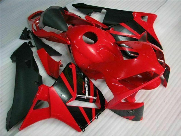 Rot Schwarz CBR 600 RR 2003-2004 Vollverkleidung Rot Schwarz CBR 600 RR 2003-2004 Vollverkleidung