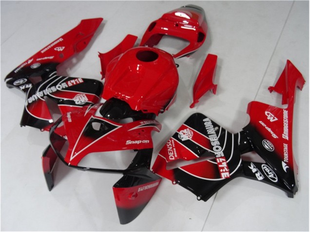 Rot Schwarz CBR 600 RR 2005-2006 Verkleidung & Plastik Rot Schwarz CBR 600 RR 2005-2006 Verkleidung & Plastik