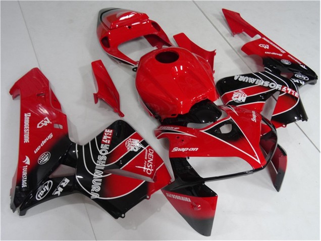 Rot Schwarz CBR 600 RR 2005-2006 Verkleidung & Plastik Rot Schwarz CBR 600 RR 2005-2006 Verkleidung & Plastik