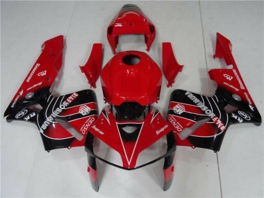 Rot Schwarz CBR 600 RR 2005-2006 Verkleidung & Plastik