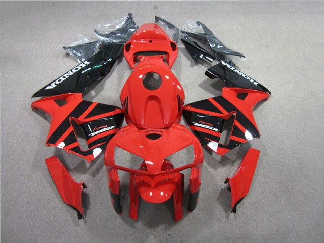 Rot Schwarz CBR 600 RR 2005-2006 Verkleidungen Komplett Sets Rot Schwarz CBR 600 RR 2005-2006 Verkleidungen Komplett Sets