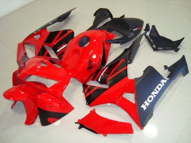 Rot Schwarz CBR 600 RR 2005-2006 Verkleidungen