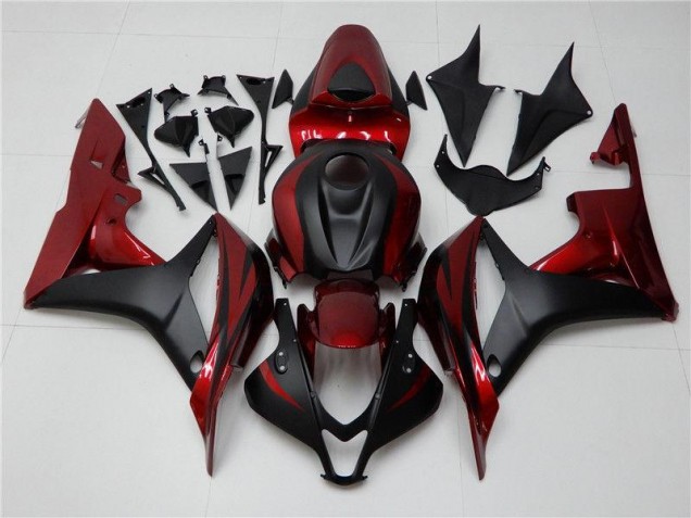 Rot Schwarz CBR 600 RR 2007-2008 Verkleidungen Rot Schwarz CBR 600 RR 2007-2008 Verkleidungen