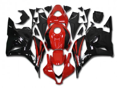 Rot Schwarz CBR 600 RR 2009-2012 Verkleidungen Komplett Sets