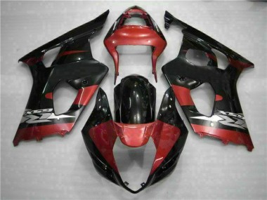 Rot Schwarz GSXR 1000 K3 2003-2004 Verkleidungen