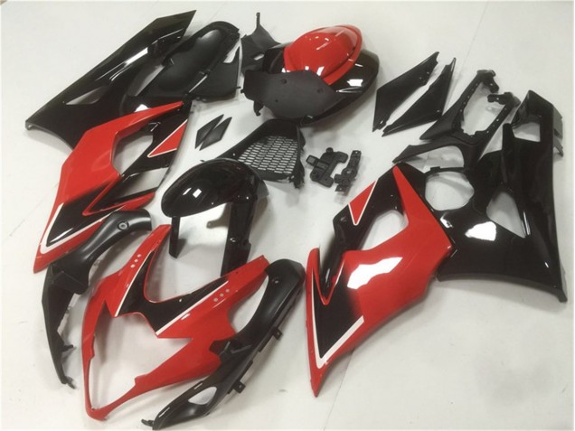 Rot Schwarz GSXR 1000 K5 2005-2006 Vollverkleidung Rot Schwarz GSXR 1000 K5 2005-2006 Vollverkleidung