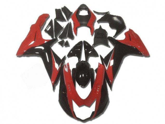 Rot Schwarz GSXR 600 / 750 K11 2011-2024 Verkleidung Rot Schwarz GSXR 600 / 750 K11 2011-2024 Verkleidung
