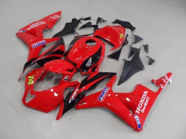 Rot Schwarz Rennen CBR 600 RR 2007-2008 Verkleidungen