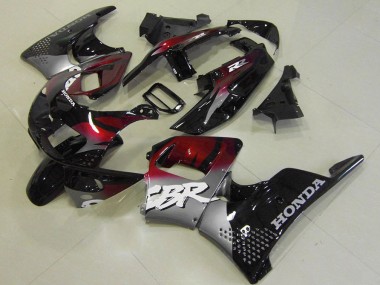 Rot Schwarz Silber CBR 900 RR 893 1996-1997 Verkleidungen