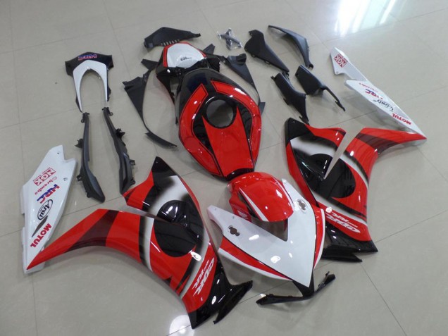 Rot Schwarz Weiß CBR 1000 RR 2012-2016 Verkleidungen Rot Schwarz Weiß CBR 1000 RR 2012-2016 Verkleidungen