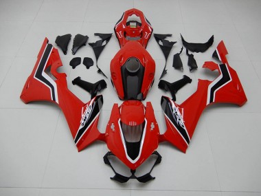 Rot Schwarz Weiß CBR 1000 RR 2017-2023 Verkleidungen