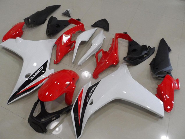 Rot Schwarz Weiß CBR 600 F 2011-2013 Verkleidungen Rot Schwarz Weiß CBR 600 F 2011-2013 Verkleidungen