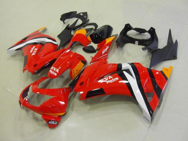 Rot Schwarz ZX 250R 2008-2012 Verkleidung