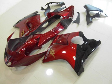Rot Schwarzbird CBR 1100 XX Blackbird 1996-2007 Verkleidungen