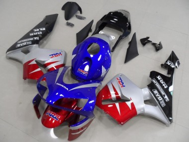 Rot Silber Blau CBR 600 RR 2003-2004 Verkleidungen