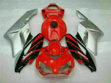 Rot Silber CBR 1000 RR 2004-2005 Verkleidungen
