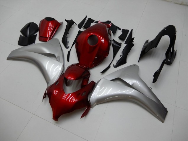 Rot Silber CBR 1000 RR 2008-2011 Verkleidungen Rot Silber CBR 1000 RR 2008-2011 Verkleidungen