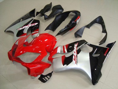 Rot Silber CBR 600 F4i 2004-2007 Verkleidungen
