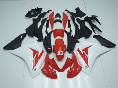 Rot Weiß 93 CBR 125 R 2011-2013 Verkleidungen