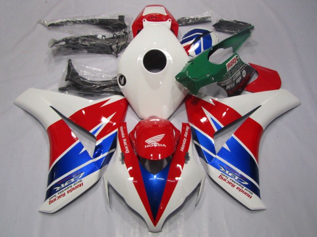 Rot Weiß Blau CBR 1000 RR 2008-2011 Verkleidung Rot Weiß Blau CBR 1000 RR 2008-2011 Verkleidung
