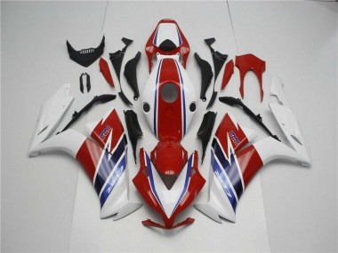 Rot Weiß Blau CBR 1000 RR 2012-2016 Verkleidungen