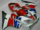Rot Weiß Blau CBR 600 F4i 2001-2003 Verkleidungen Rot Weiß Blau CBR 600 F4i 2001-2003 Verkleidungen