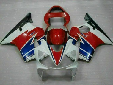 Rot Weiß Blau CBR 600 F4i 2001-2003 Verkleidungen