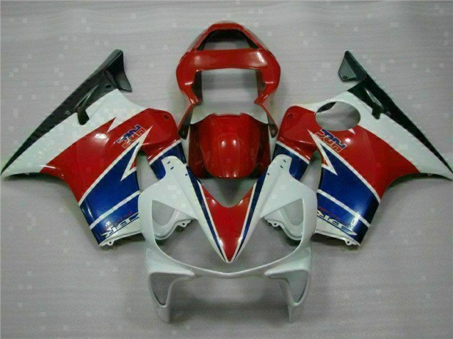 Rot Weiß Blau CBR 600 F4i 2001-2003 Verkleidungen Rot Weiß Blau CBR 600 F4i 2001-2003 Verkleidungen