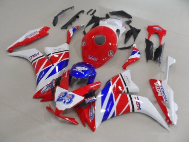 Rot Weiß Blau HRC 23 CBR 1000 RR 2012-2016 Verkleidungen