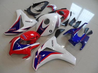 Rot Weiß Blau HRC CBR 1000 RR 2008-2011 Verkleidungen