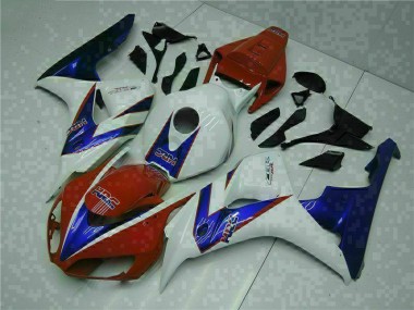 Rot Weiß CBR 1000 RR 2004-2005 Verkleidung